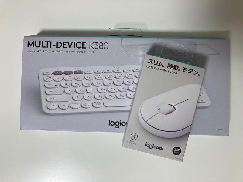 Logicool (ロジクール) の Bluetooth 対応のワイヤレス・キーボードとマウス