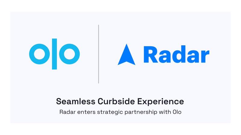 Olo がジオフェンシング・プラットフォームのリーダー Radar と提携